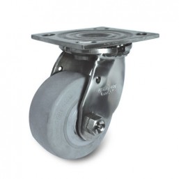Castor Wheel 100mm Performa Rubber 881PFX100P45